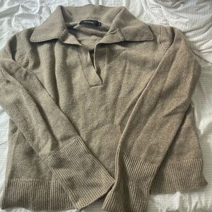 Lisa Yang Cashmere Polo Sweater Sz 1 small